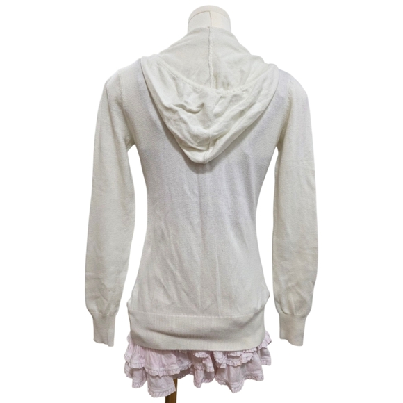 Guess Vintage White Long Hoodie - Picture 5 of 5